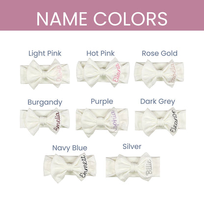 Newborn Baby Girl Bow, Baby shower gift, handmade, durable bow headband, custom baby gift, baby girl gift, made in the USA, gift for daughter, newborn photoshoot, memories, maternity, pregnancy, new mom, photo, newborn, soft bow